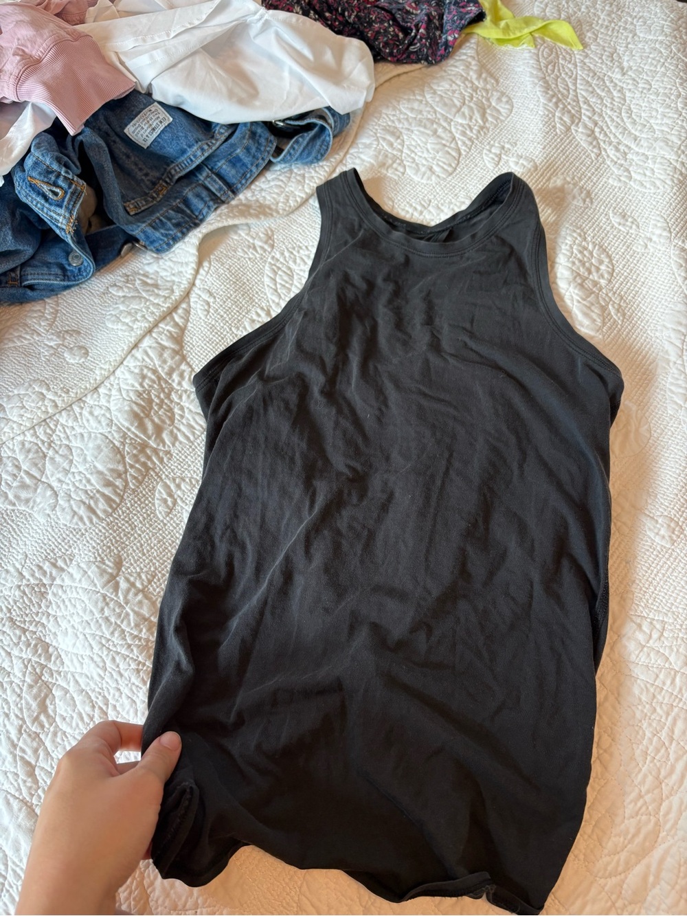 lululemon athletica Black Tank Top